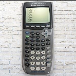 Texas Instruments TI-84 Plus Silver Graphing Calculator